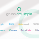 Armonización de marca del Grupo Aire Limpio: familia de logotipos integrada en un sistema de identidad corporativa común